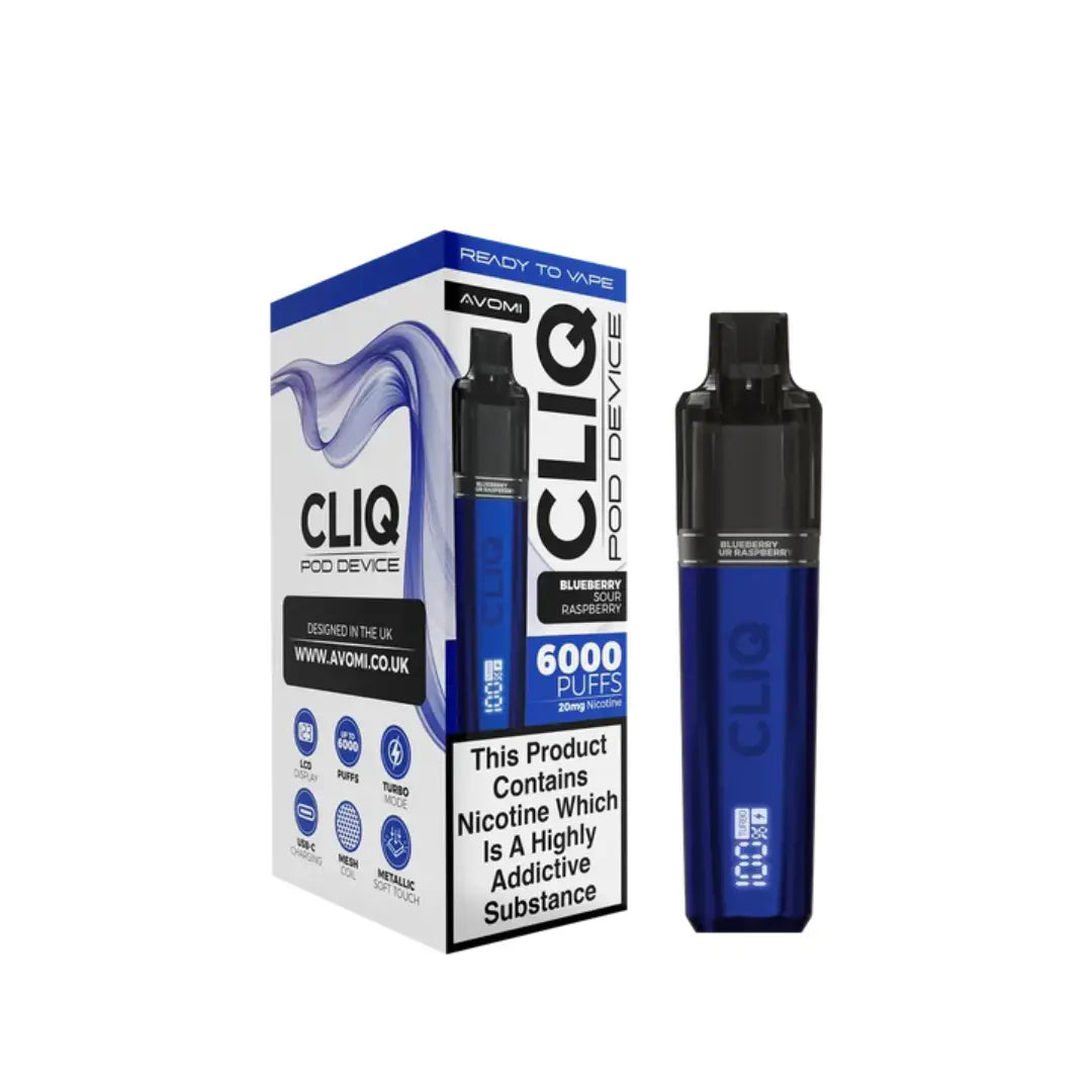 Avomi Cliq 6K Puff Prefilled & Reusable Pod Kit