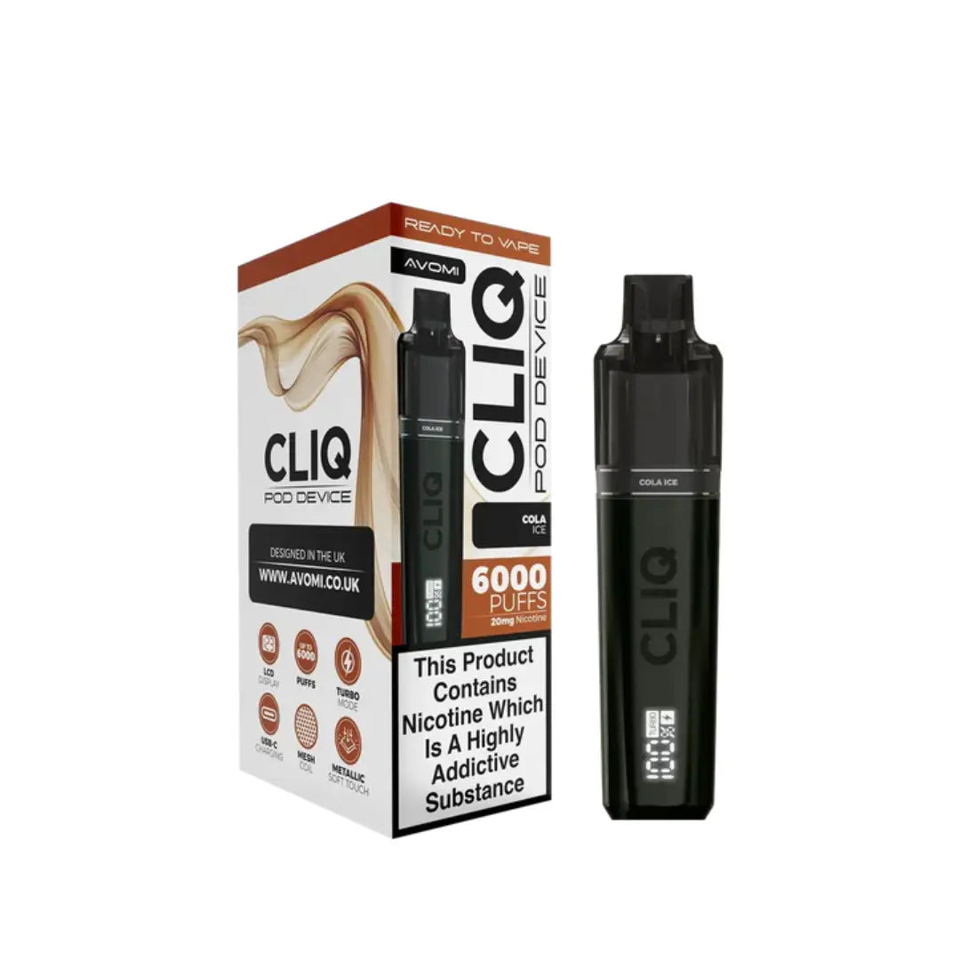 Avomi Cliq 6K Puff Prefilled & Reusable Pod Kit