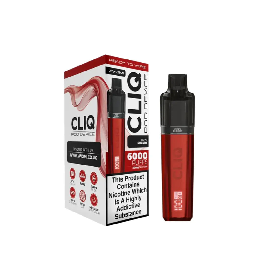 Avomi Cliq 6K Puff Prefilled & Reusable Pod Kit