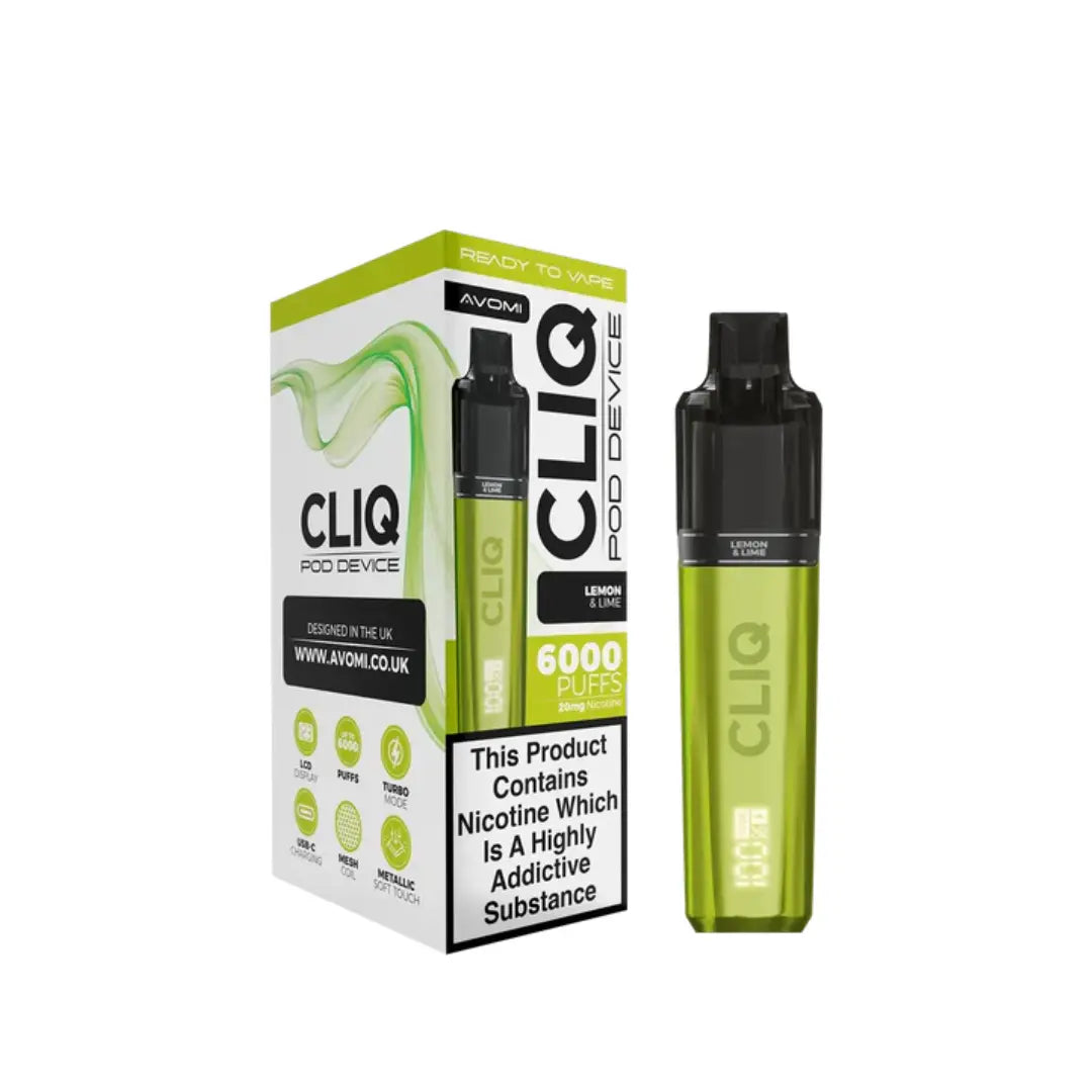 Avomi Cliq 6K Puff Prefilled & Reusable Pod Kit
