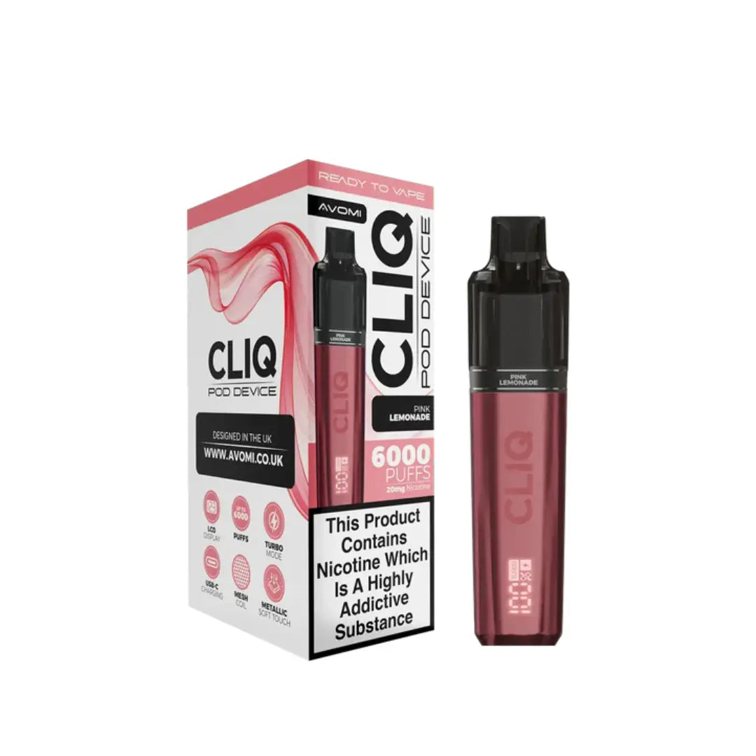Avomi Cliq 6K Puff Prefilled & Reusable Pod Kit
