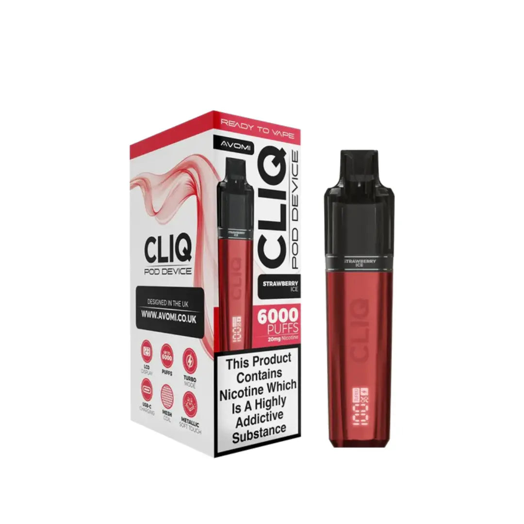 Avomi Cliq 6K Puff Prefilled & Reusable Pod Kit