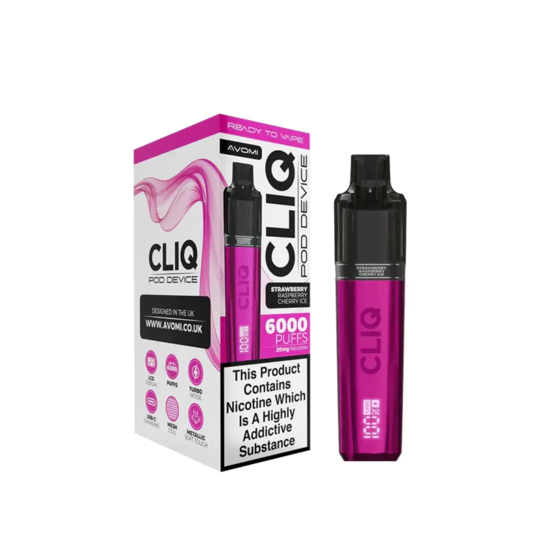 Avomi Cliq 6K Puff Prefilled & Reusable Pod Kit