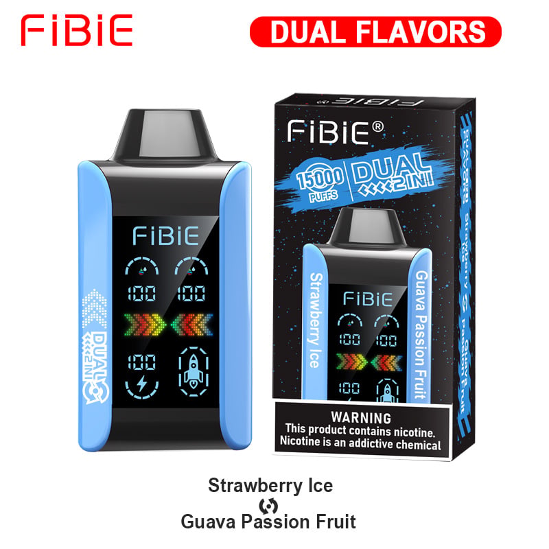 FIBIE 15000 Dual Flavors (Zwei Geschmacksrichtungen, über 100.000 positive Bewertungen) 