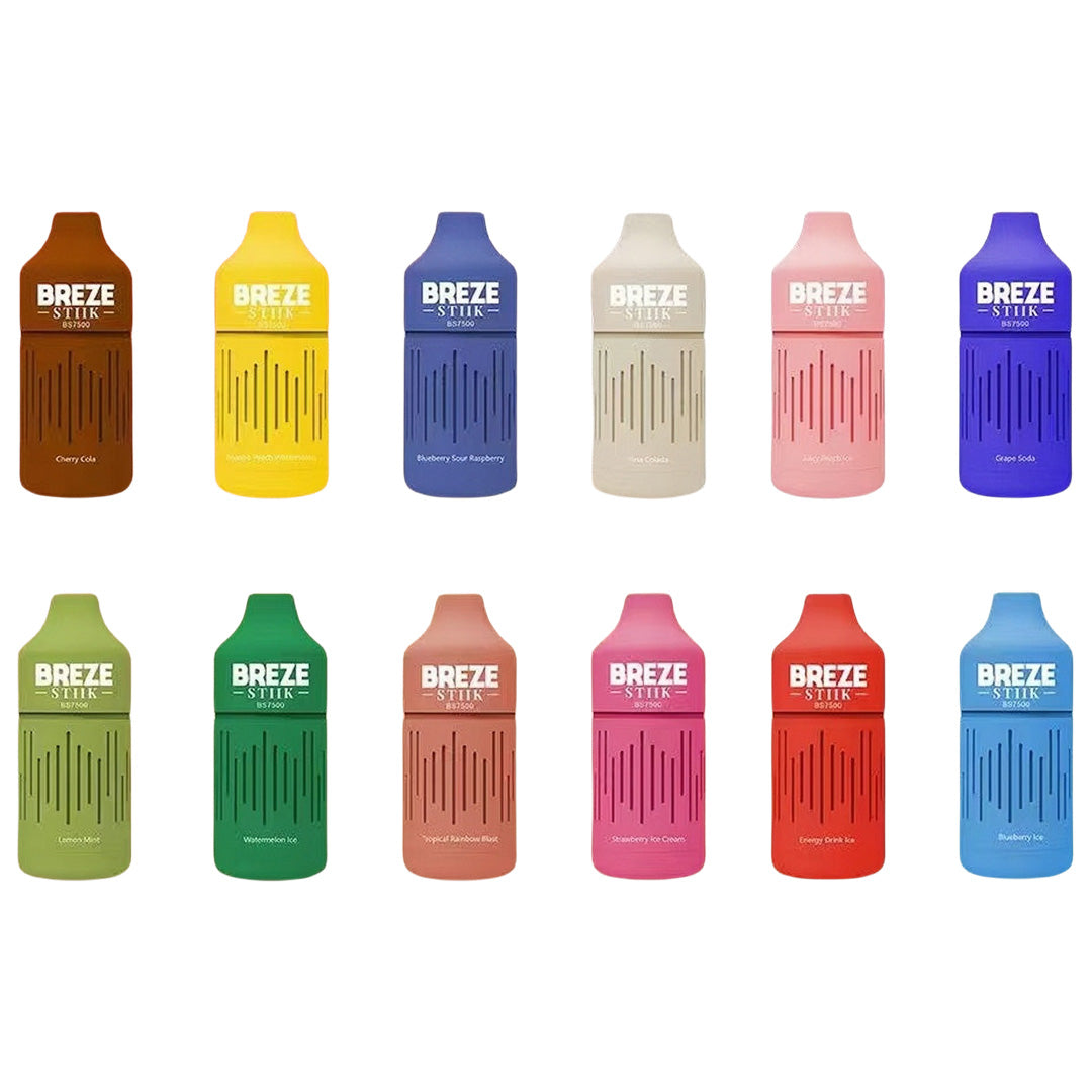BREZE STIIK BS7500 Disposable Vape 7500 Puffs(20mg. 50mg)