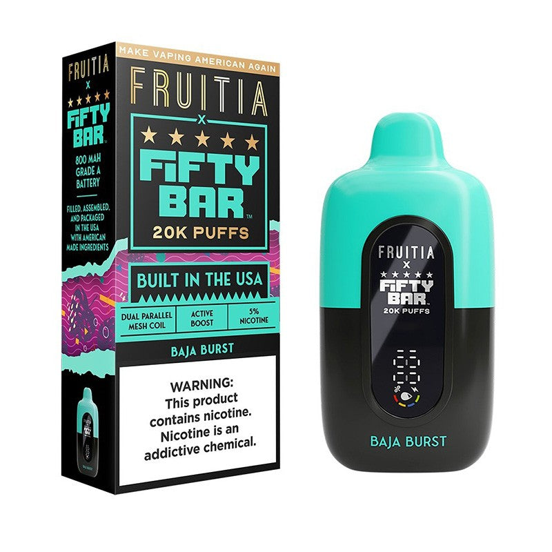 Fruitia X Fifty Bar 20K Einweg-E-Zigarette 18ml 5%