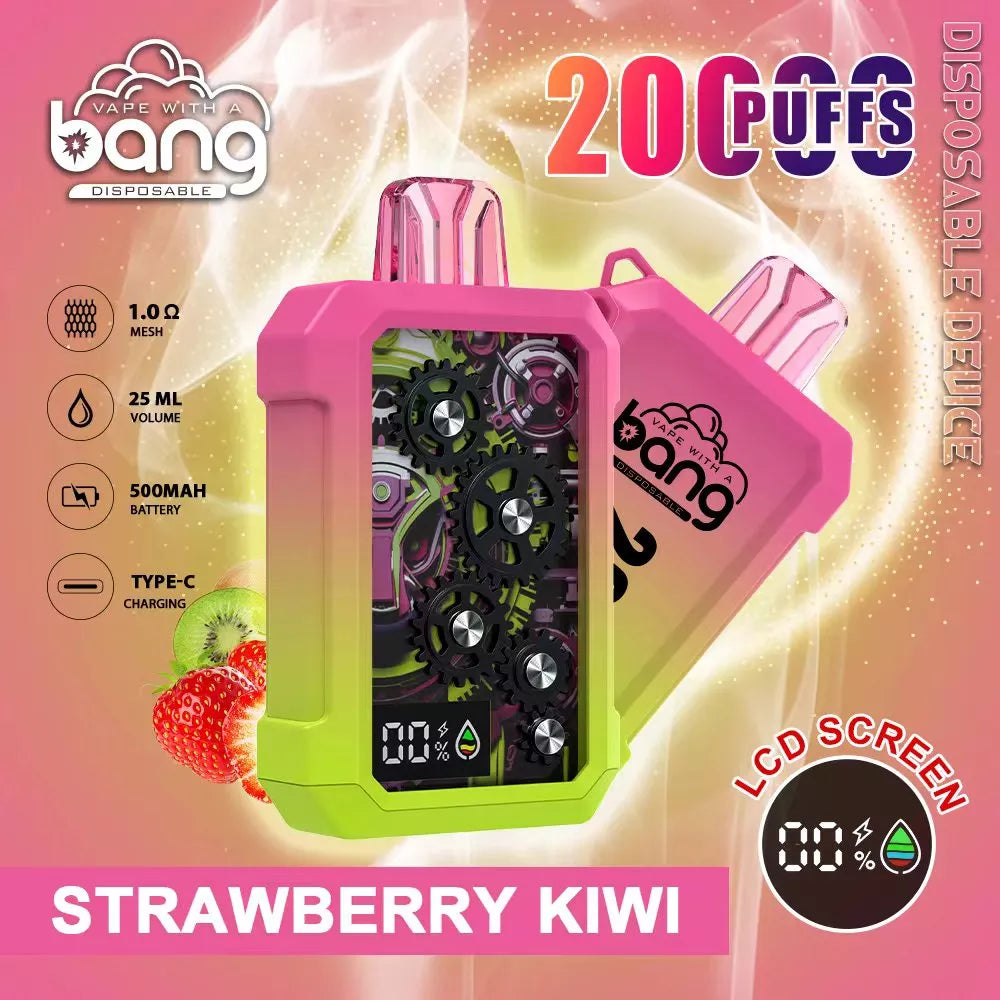 BANG Tick Tock 20000 Puffs Bulk Buy Rechargeable Disposable Vapes Wholesale