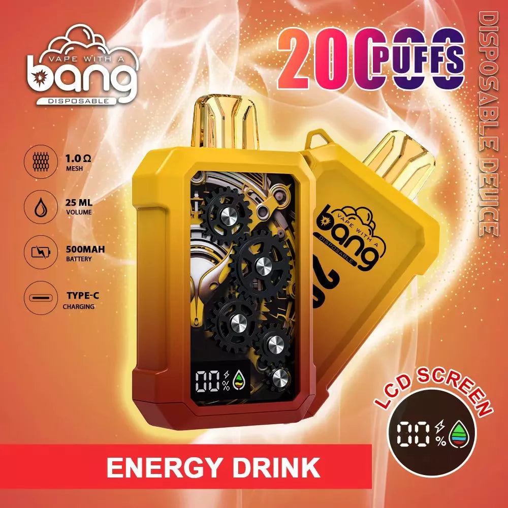 BANG Tick Tock 20000 Puffs Bulk Buy Rechargeable Disposable Vapes Wholesale