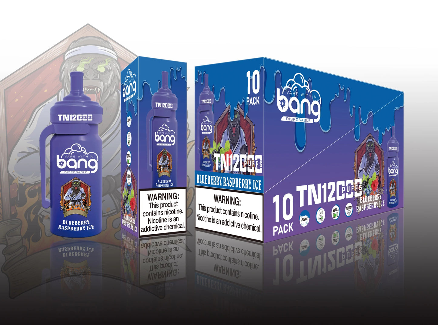 BANG TN 12000 12k Puffs Bulk Buy Rechargeable Disposable Vapes Wholesale