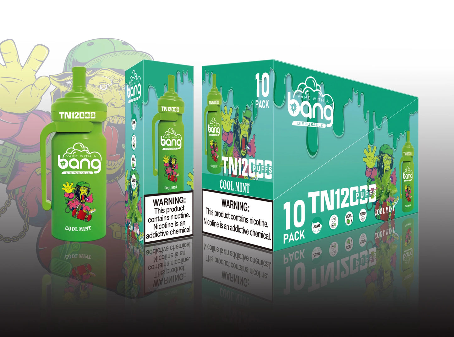 BANG TN 12000 12k Puffs Bulk Buy Rechargeable Disposable Vapes Wholesale