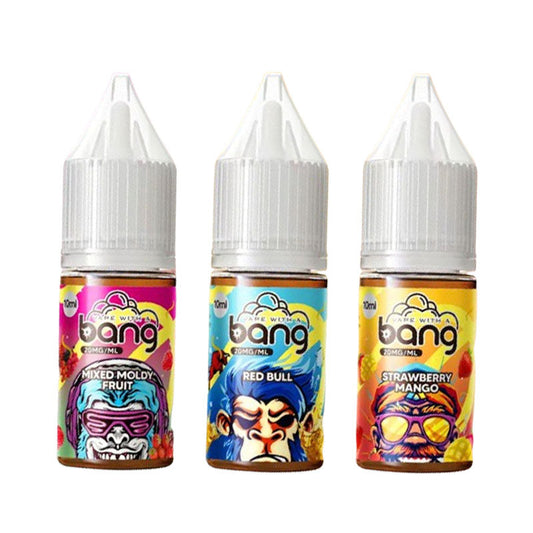 Bang 10ml E-Liquid – 20 mg Nikotin, 10 ml E-Liquid, 12 Geschmacksrichtungen für Vape-Pods