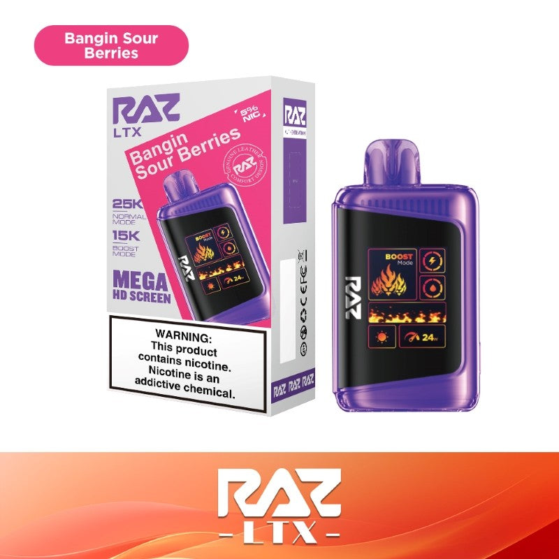 RAZ LTX 25K Disposable Vape 16ml 5%