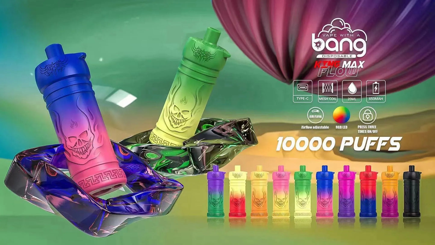 Bang King Max Flow 10000 Puffs Bulk Buy Disposable pod