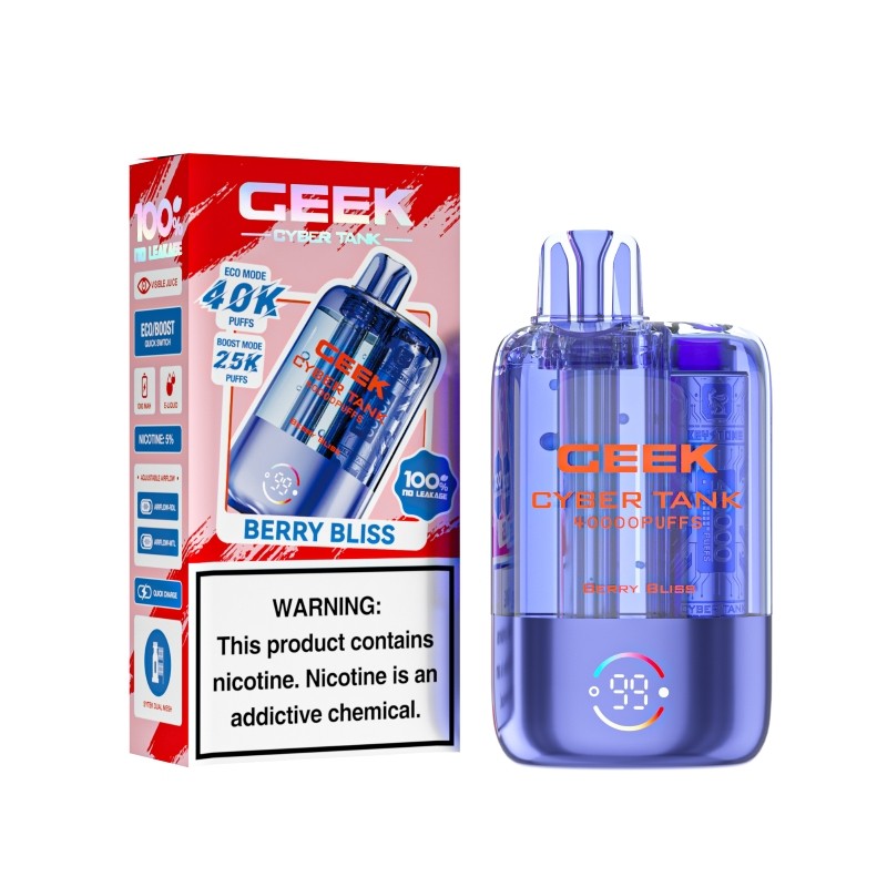 Ceek Cyber ​​Visible Tank 40K Einweg-E-Zigarette 5%