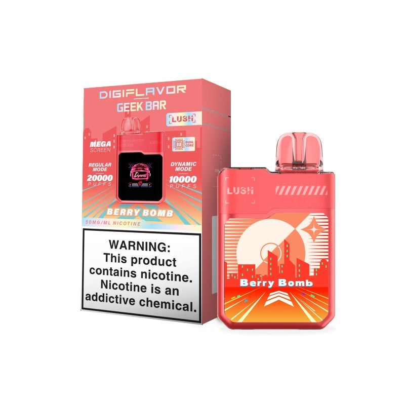 Digiflavor x Geek Bar Lush 20K Disposable Vape (5%, 20ml)