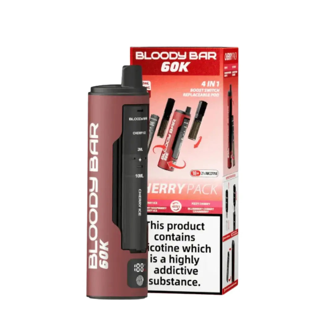 Bloody Bar 4 in 1 60000 Prefilled & Reusable Pod Kit
