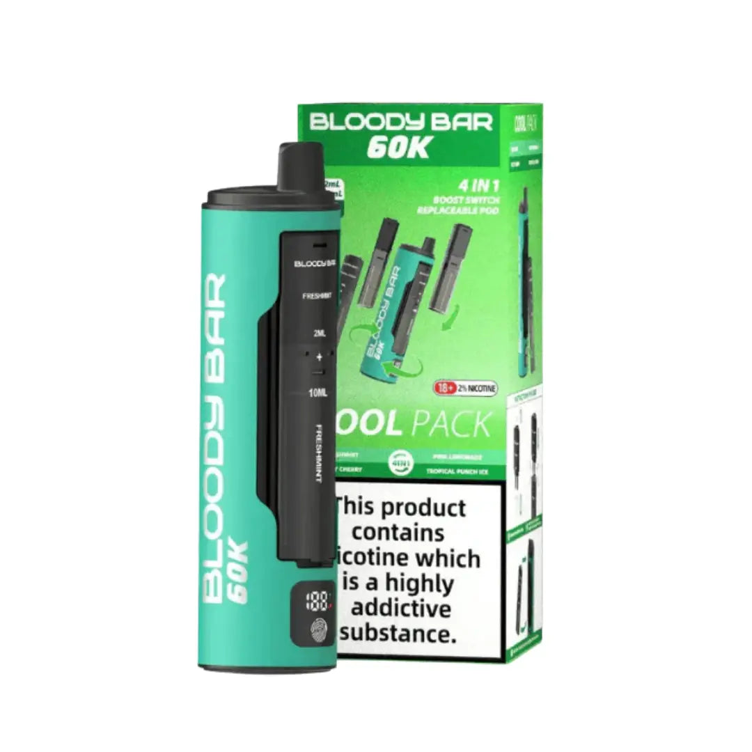 Bloody Bar 4 in 1 60000 Prefilled & Reusable Pod Kit