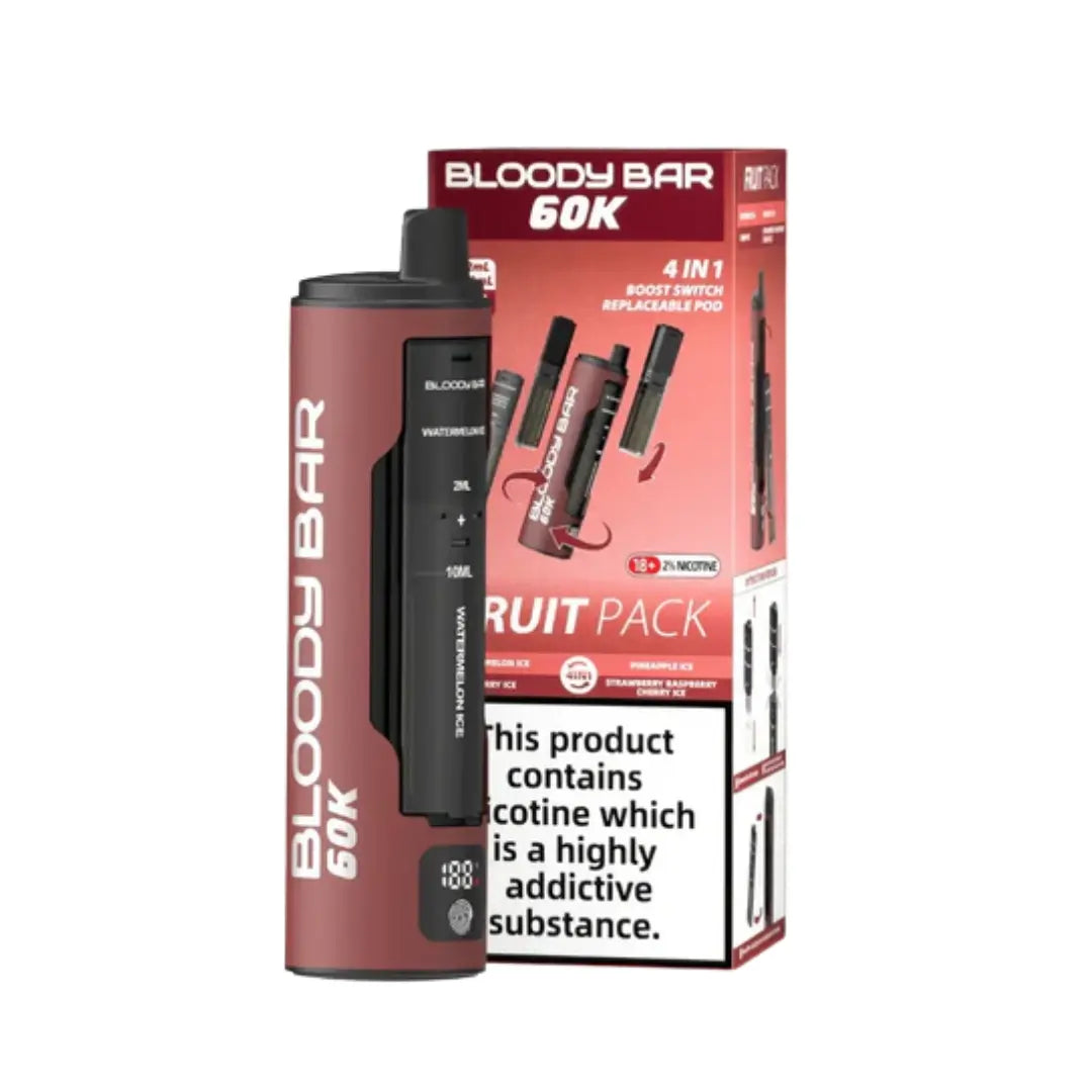 Bloody Bar 4 in 1 60000 Prefilled & Reusable Pod Kit