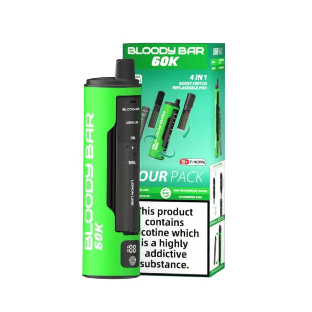 Bloody Bar 4 in 1 60000 Prefilled & Reusable Pod Kit