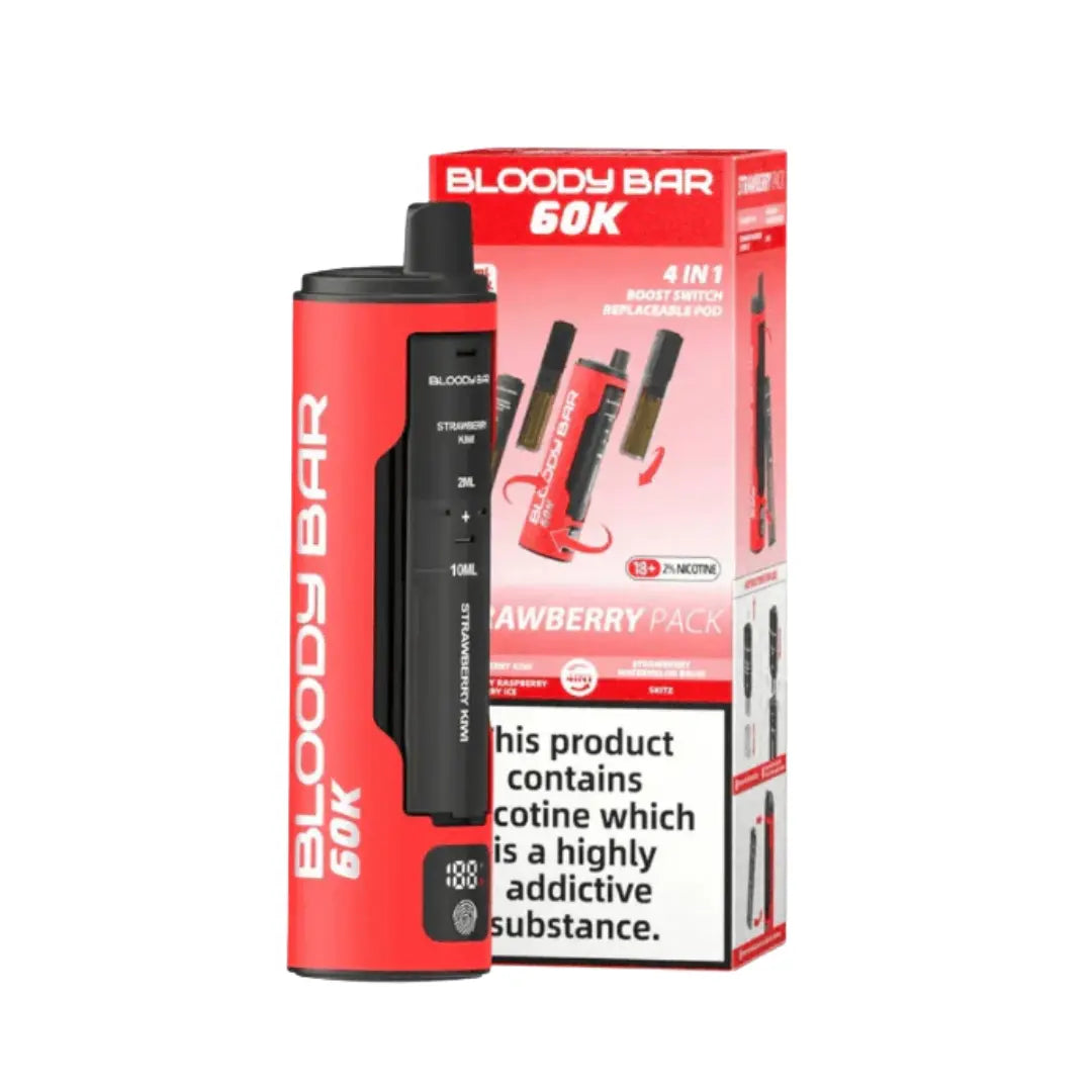 Bloody Bar 4 in 1 60000 Prefilled & Reusable Pod Kit
