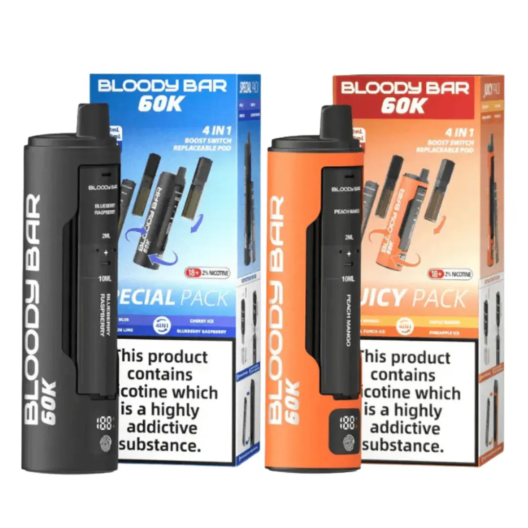 Bloody Bar 4 in 1 60000 Prefilled & Reusable Pod Kit