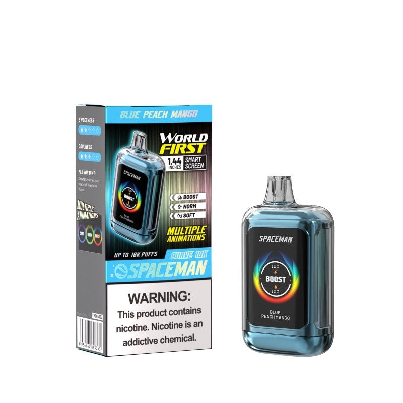 Spaceman Curve 18K Einweg-E-Zigarette 16,5 ml