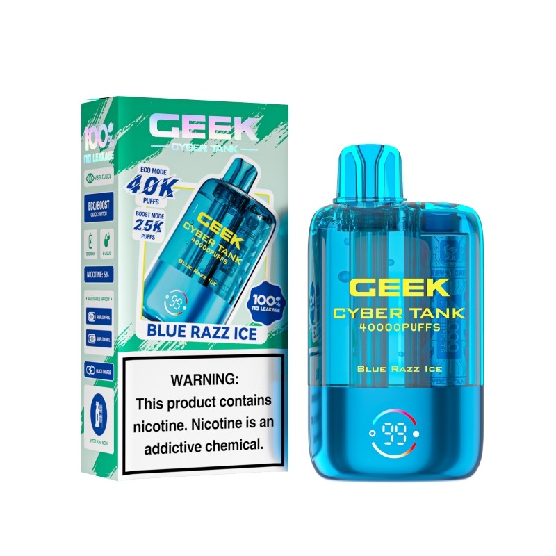 Ceek Cyber ​​Visible Tank 40K Einweg-E-Zigarette 5%