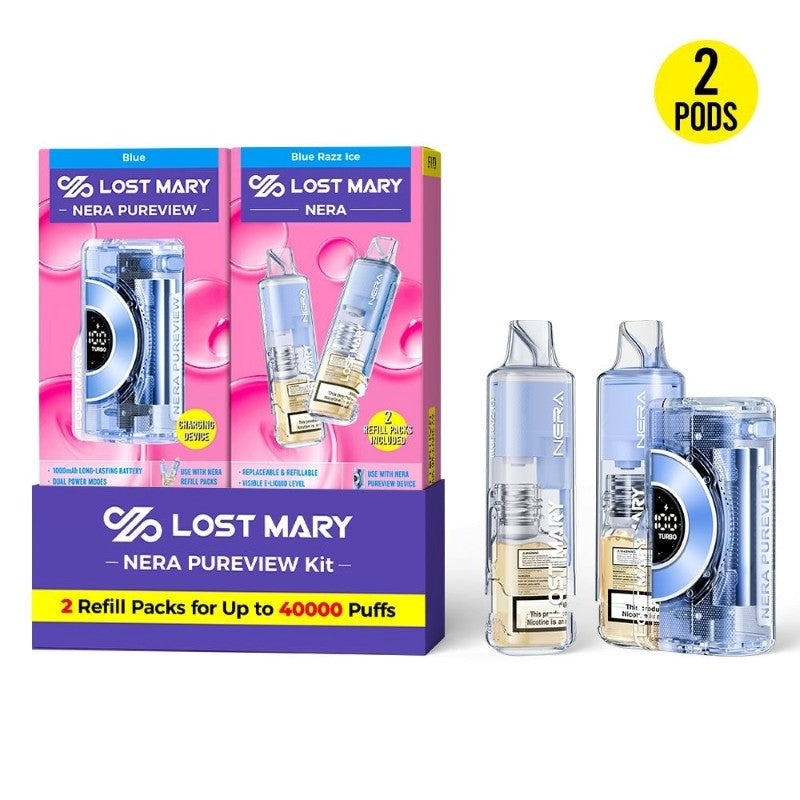 Lost Mary Nera Pureview 40K Disposable Vape Kit 24ml 5%