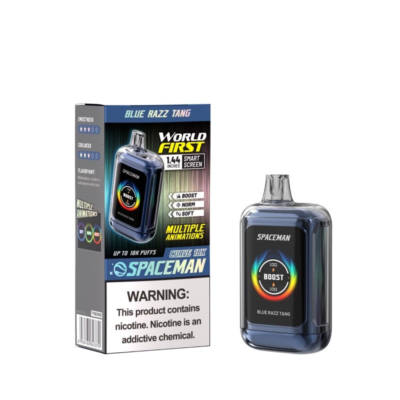 Spaceman Curve 18K Einweg-E-Zigarette 16,5 ml