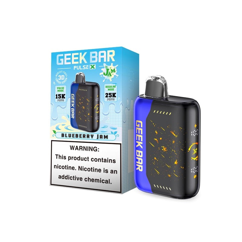 Geek Bar Pulse X 25K Jam Edition Disposable Vape 18ml 5%