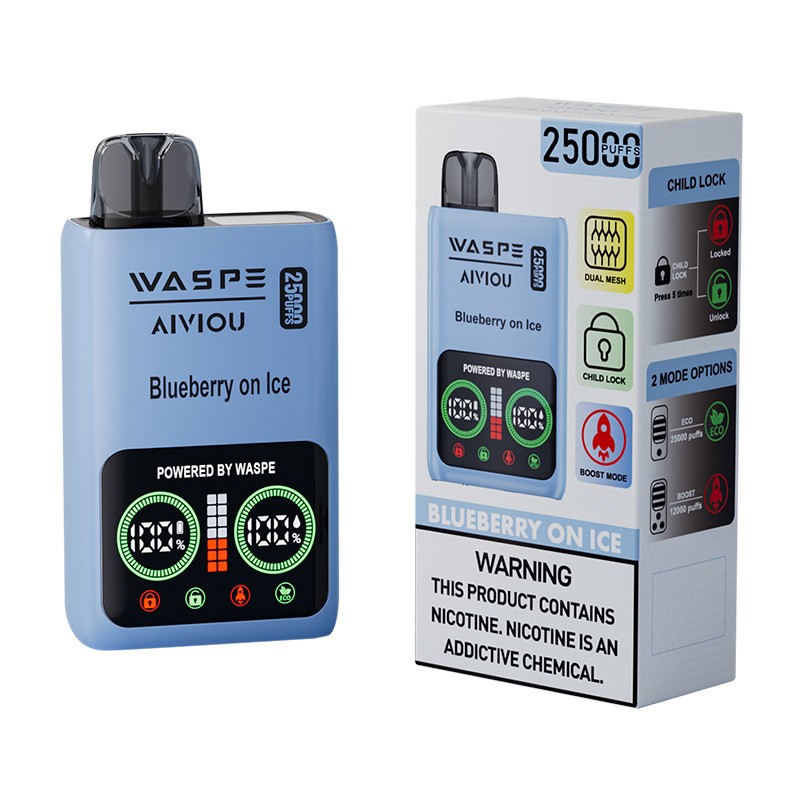 WASPE  Aiviou 25000 Puffs Disposable Vape 25ml 650mah 10 Flavors