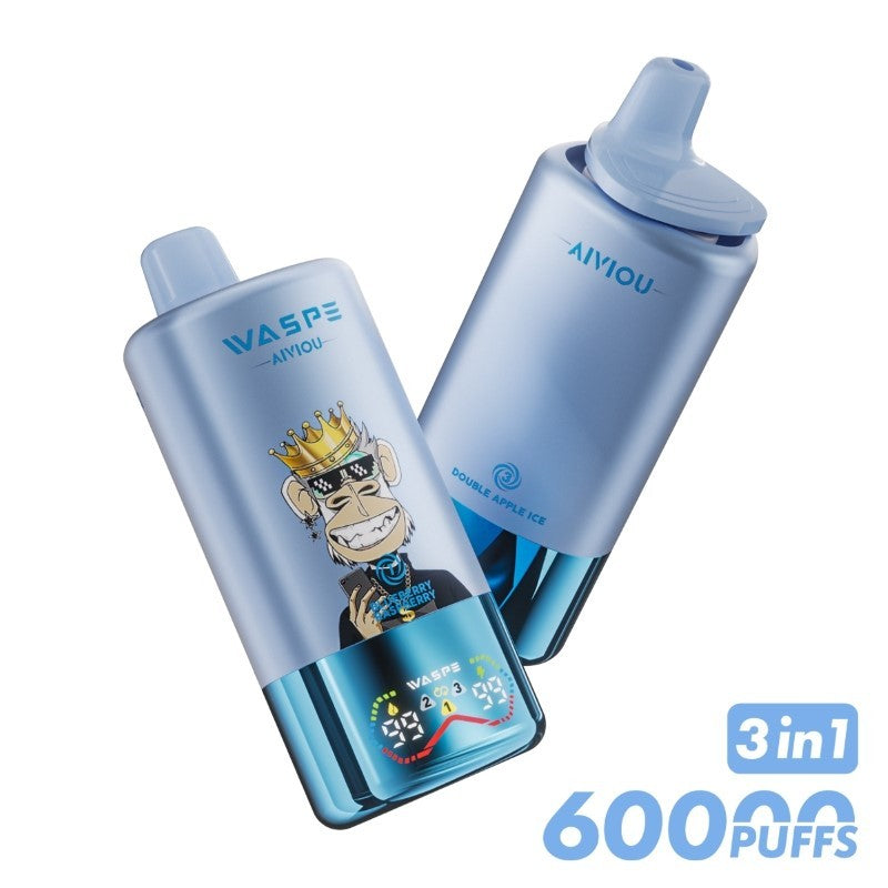 WASPE 60K 3-in-1 Triple Flavor Disposable Vape 54ml 5%