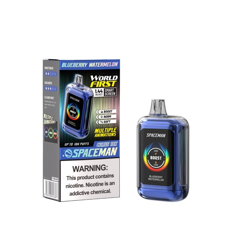 Spaceman Curve 18K Einweg-E-Zigarette 16,5 ml