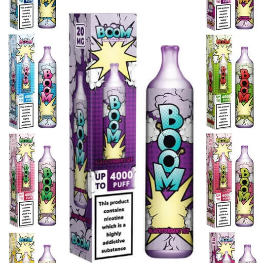 Boom Disposable Vape2 ml 20 mg  Up to 4000 Puffs Non rechargeable