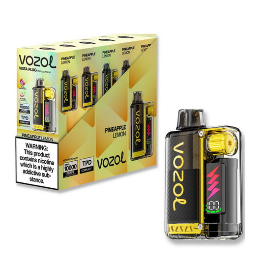 Packung mit 5 Vozol Vista Plug 10K Vape-Kits 