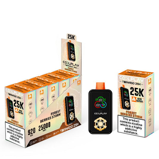 Packung mit 5 Coolplay Tornado 25000 Vape