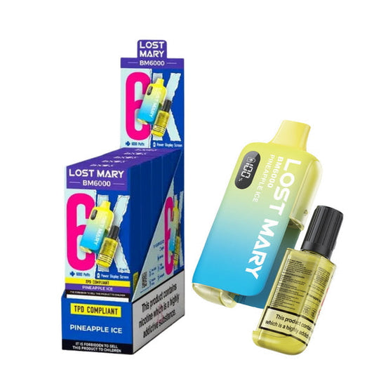 Box of 5 Lost Mary BM6000 Prefilled Vape Kit