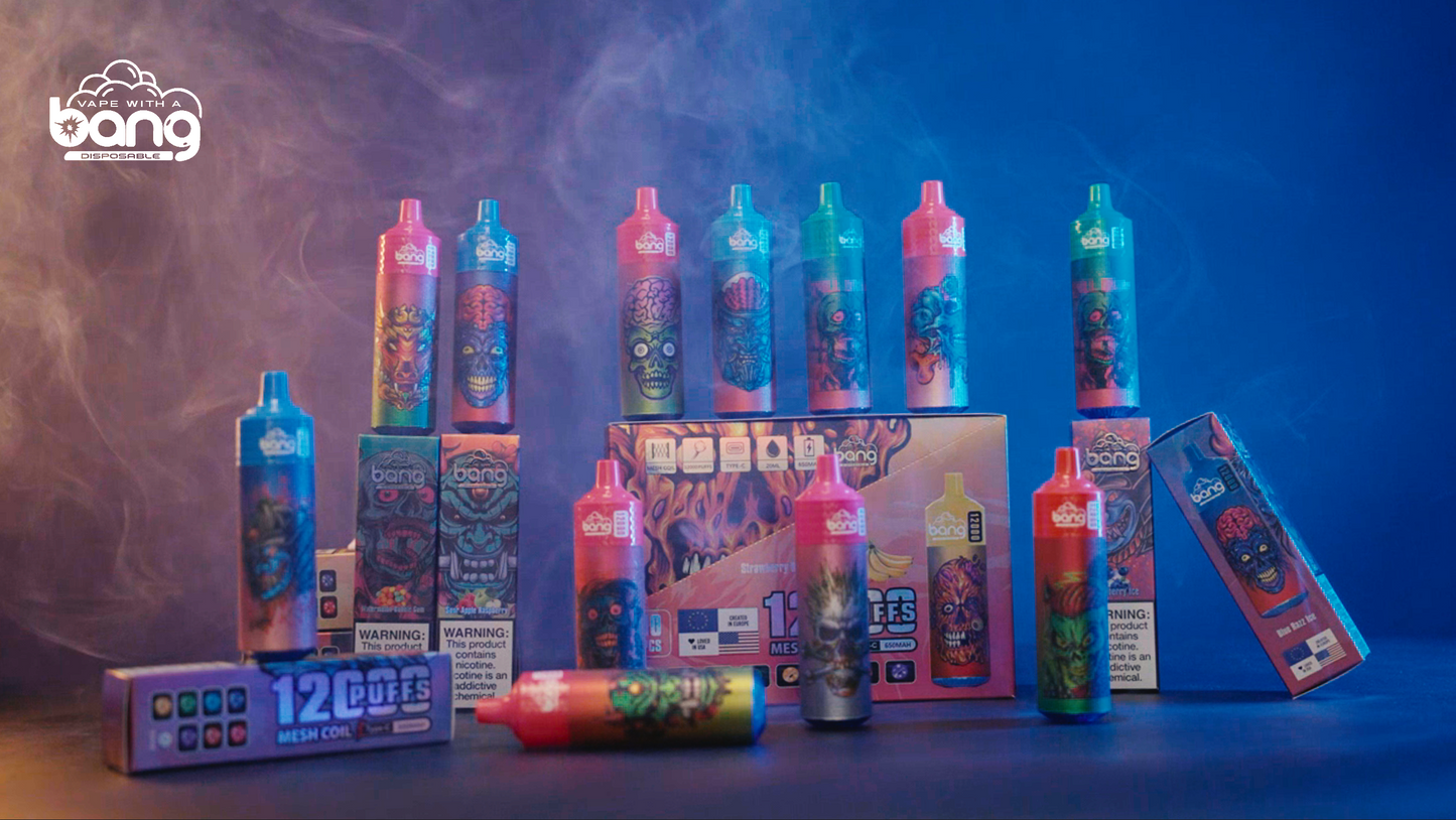 Bang King 12000 Puffs Disposable 650mAh  20ml Vape 12 Flavors
