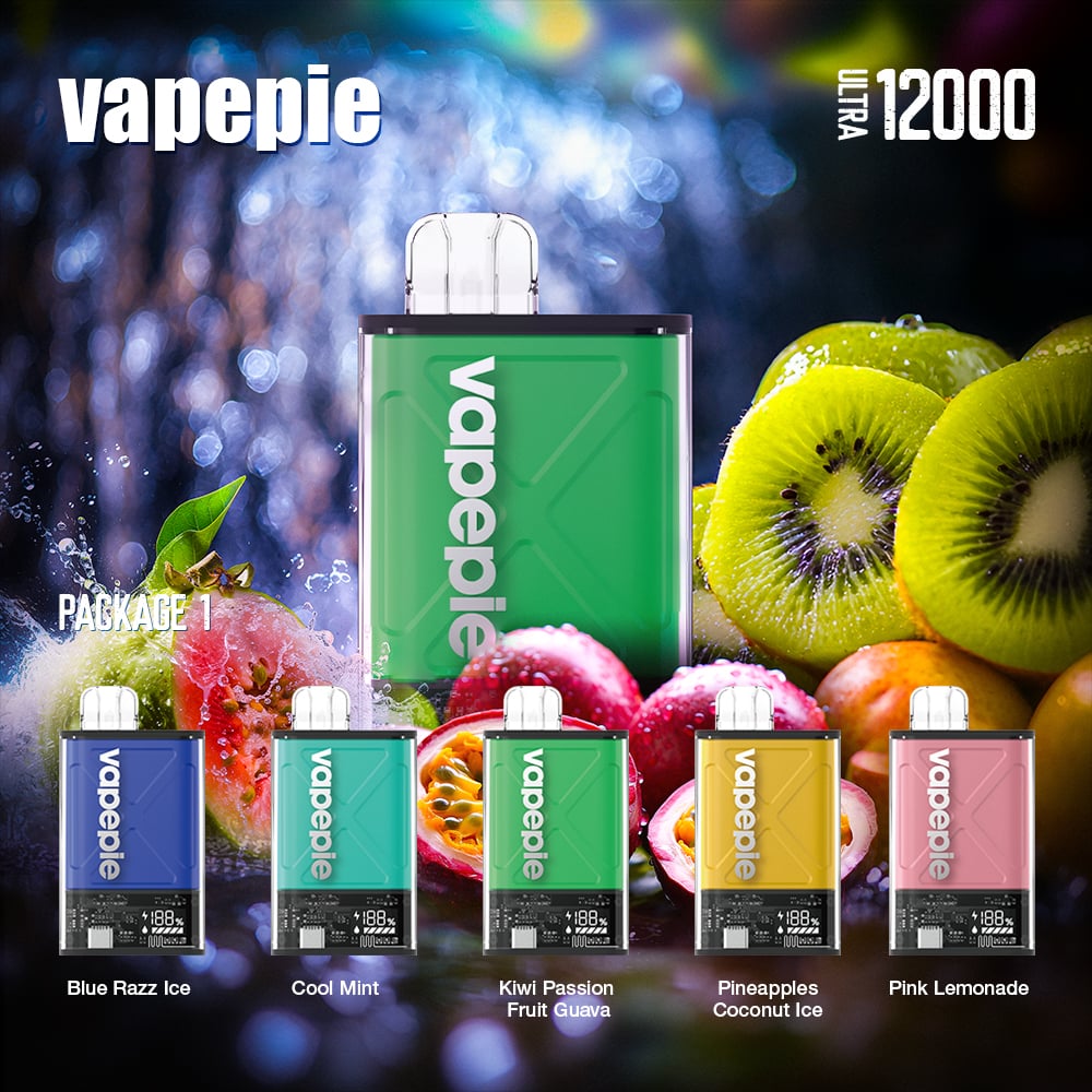 Ananas-Kokosnuss-Eis &amp; VAPEPIE Ultra 12000 Züge 