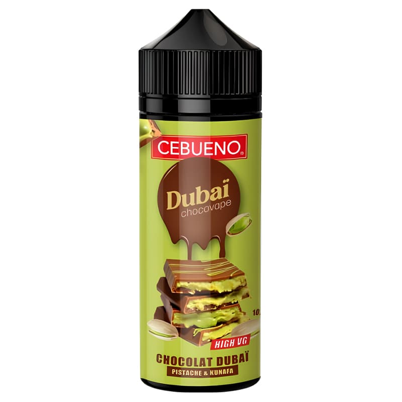 CEBUENO Dubaï Chocovape – E-Liquid 50 ml/100 ml