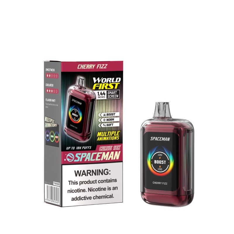 Spaceman Curve 18K Einweg-E-Zigarette 16,5 ml