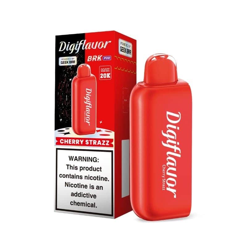 Cherry Strazz - Geek Bar Digiflavor BRK 20k Disposable Pod