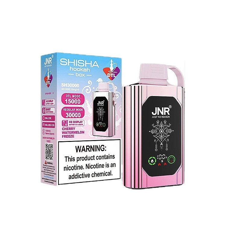 JNR Shisha Hookah Box SH30000 Disposable Vape 20ml 5%