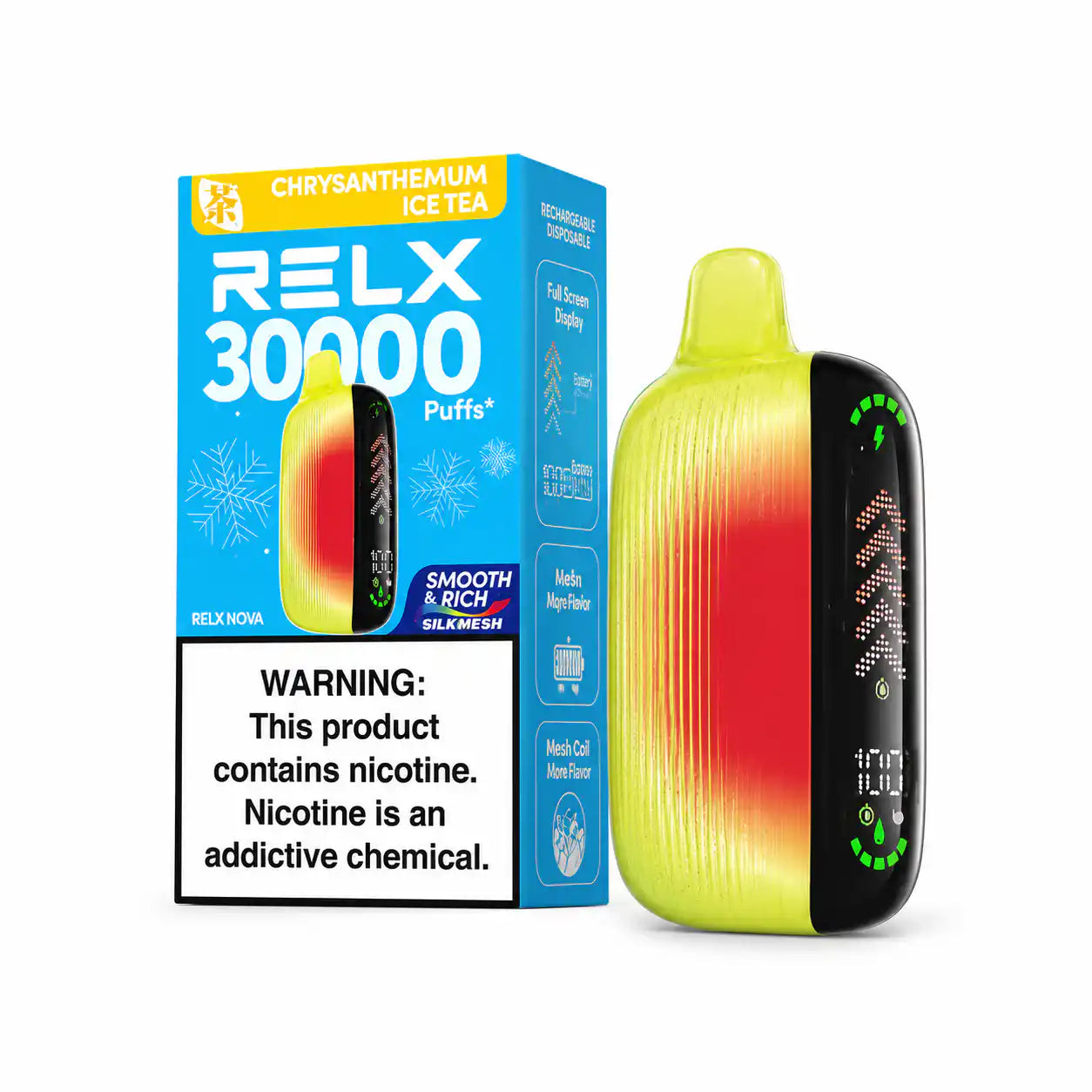 Chrysanthemum Ice Tea - RELX Nova Silkmesh 30k Disposable Vape