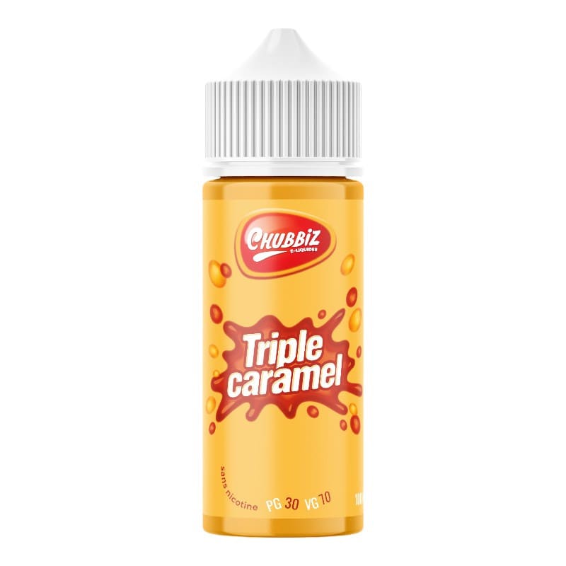 CHUBBIZ Triple Caramel – E-Liquid 100 ml