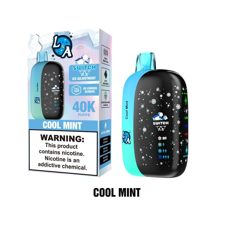 L&amp;A Switch 40K Ice Control Einweg-E-Zigarette 5%