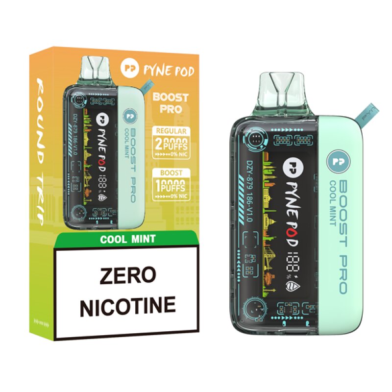 Pyne Pod Boost Pro 20K Zero Nicotine Disposable Vape 0%
