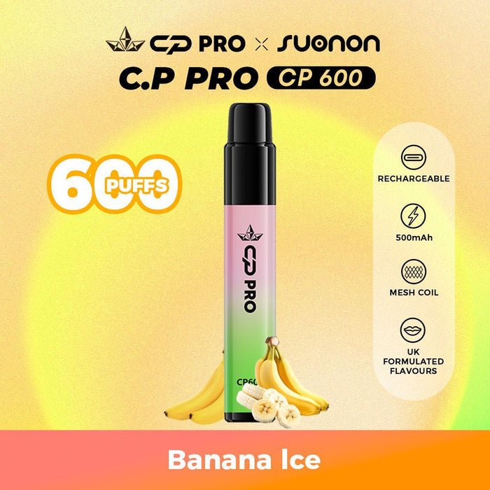 CP Pro 600 Puff Prefilled Pod Vape Kit - Box of 10