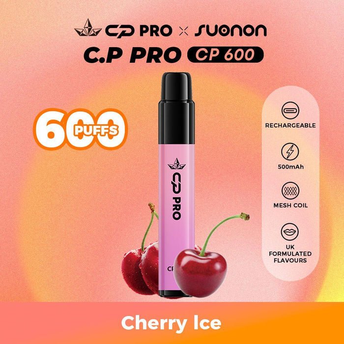 CP Pro 600 Puff Prefilled Pod Vape Kit - Box of 10