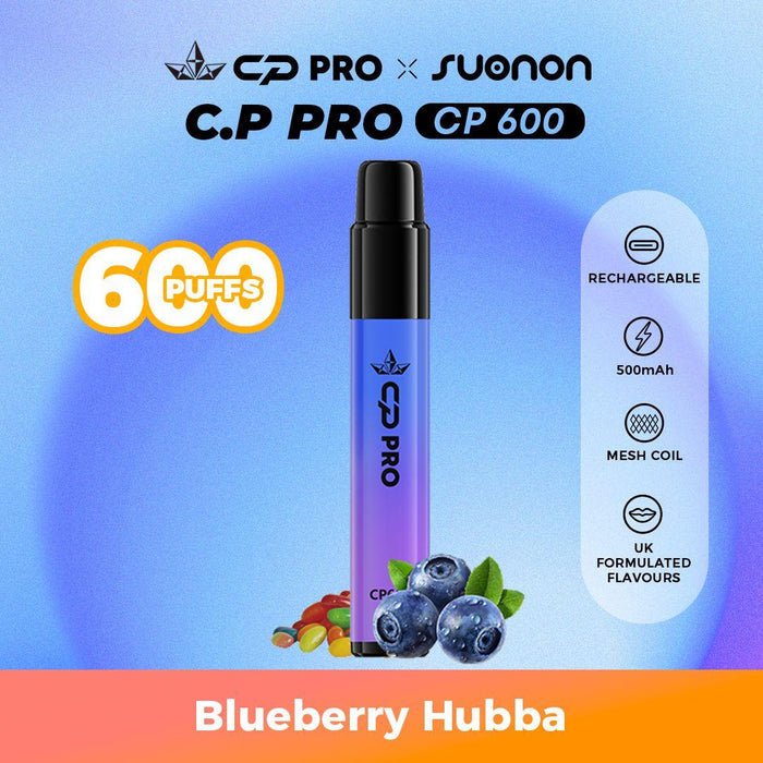 CP Pro 600 Puff Prefilled Pod Vape Kit - Box of 10